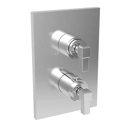 Newport Brass 1/2" Square Thermostatic Trim Plate With Handle in Satin Nickel (Pvd) 3-3143TS-15S